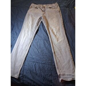 Goodfellow & Co Mens Straight Slim Fit Total Flex Denim Gray Jeans 36x32